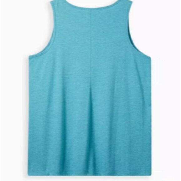 Torrid Everyday Tank – Signature Jersey “No Worries Here” in Blue – Torrid 2 - Picture 4 of 7
